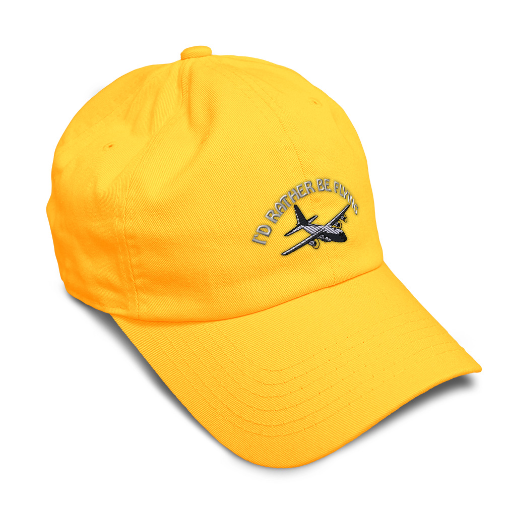 Soft Baseball Cotton Cap C-130 I'D Rather Be Flying Dad Hats for Men & Women - Picture 50 of 55