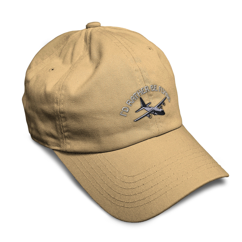 Soft Baseball Cotton Cap C-130 I'D Rather Be Flying Dad Hats for Men & Women - Picture 16 of 55