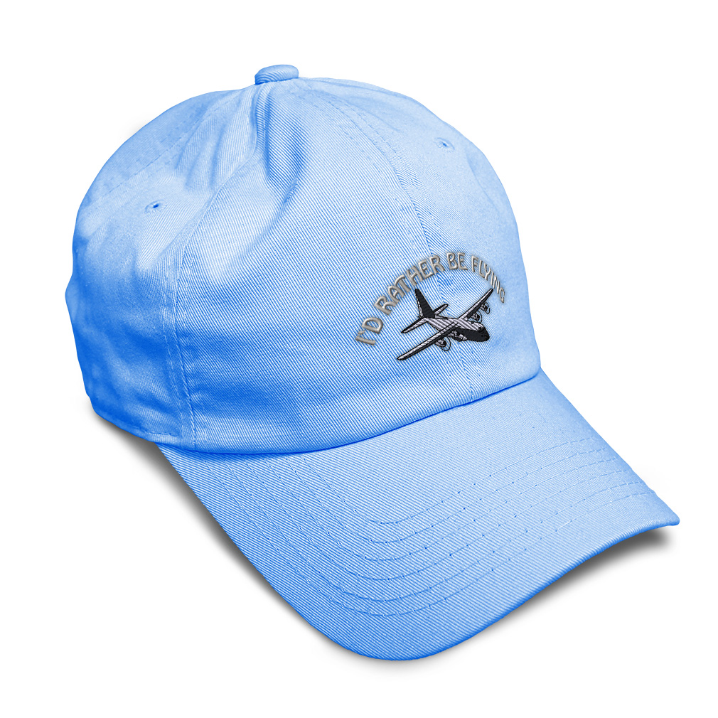 Soft Baseball Cotton Cap C-130 I'D Rather Be Flying Dad Hats for Men & Women - Picture 20 of 55