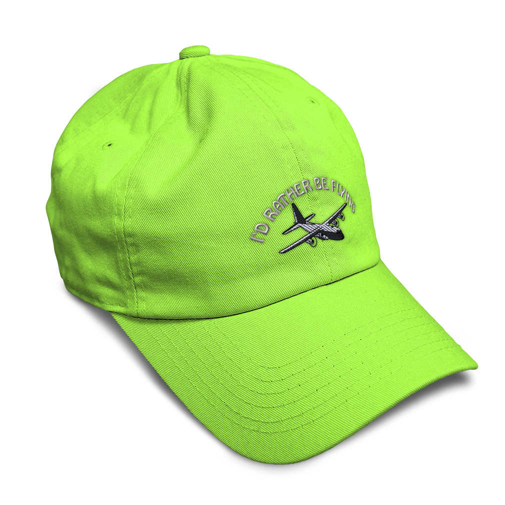 Soft Baseball Cotton Cap C-130 I'D Rather Be Flying Dad Hats for Men & Women - Picture 52 of 55