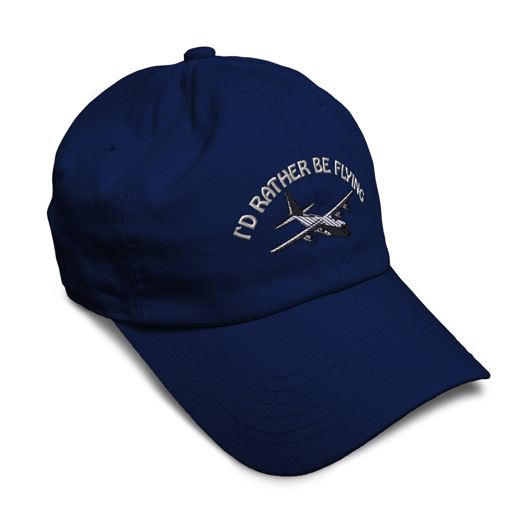 Soft Baseball Cotton Cap C-130 I'D Rather Be Flying Dad Hats for Men & Women - Picture 22 of 55