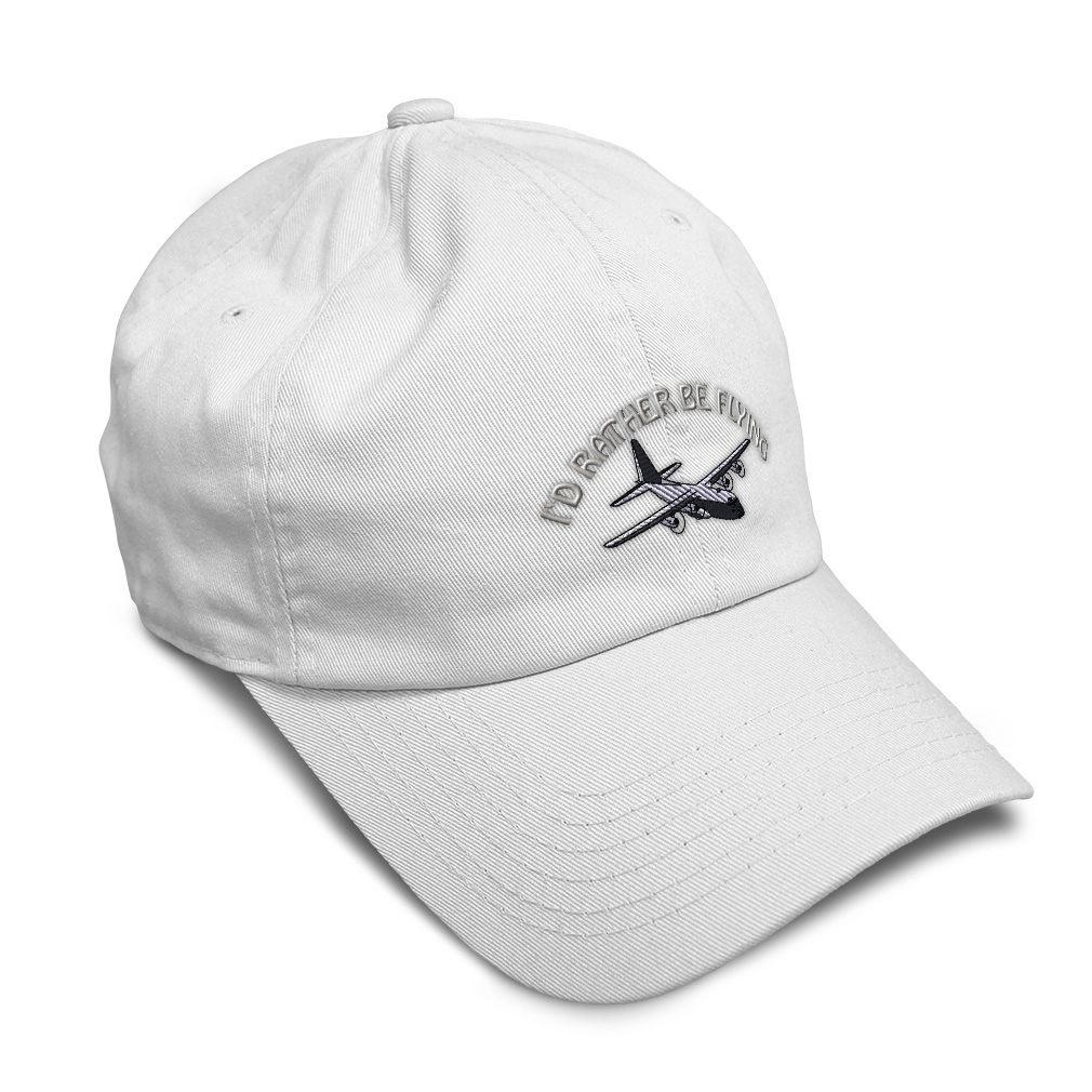 Soft Baseball Cotton Cap C-130 I'D Rather Be Flying Dad Hats for Men & Women - Picture 34 of 55