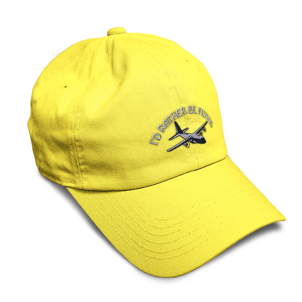 Soft Baseball Cotton Cap C-130 I'D Rather Be Flying Dad Hats for Men & Women - Picture 36 of 55
