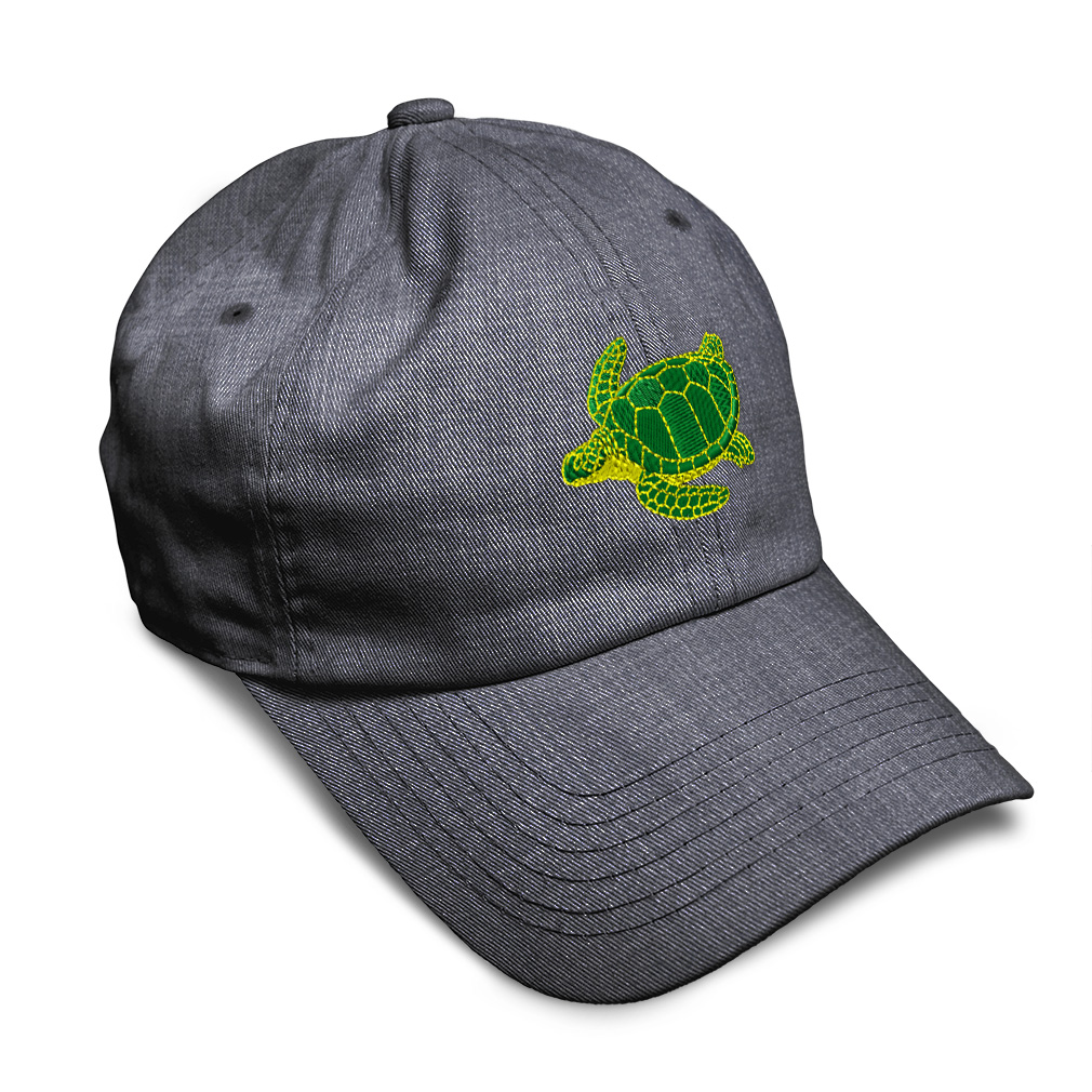 Soft Women Baseball Cap Sea Turtle B Embroidery Dad Hats for Men