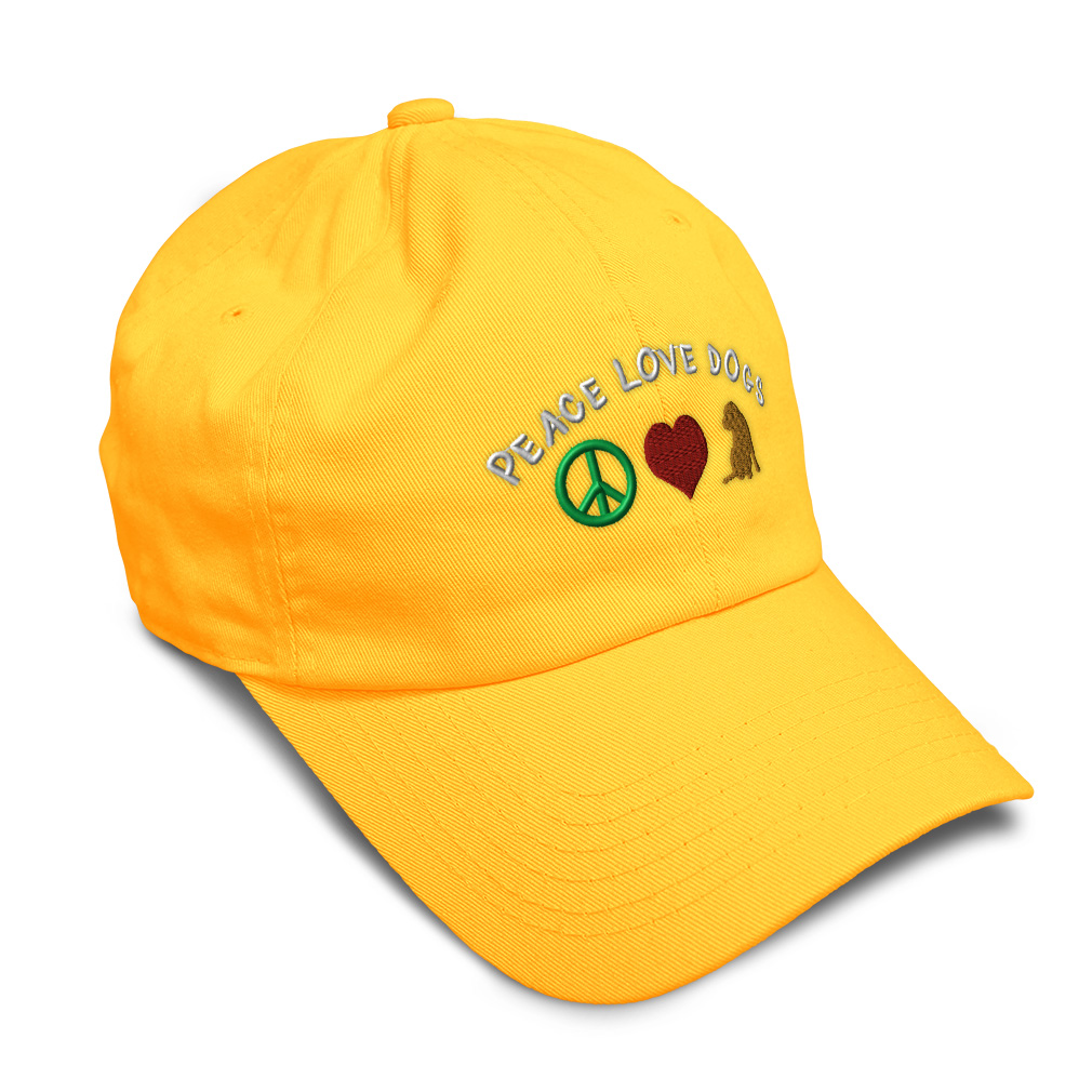 Twill Cotton Soft Women Baseball Cap Peace Love Dogs Embroidery Dad Hats for Men - Picture 50 of 55