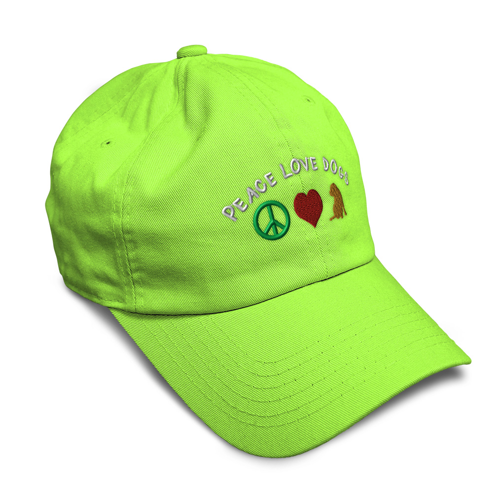Twill Cotton Soft Women Baseball Cap Peace Love Dogs Embroidery Dad Hats for Men - Picture 52 of 55