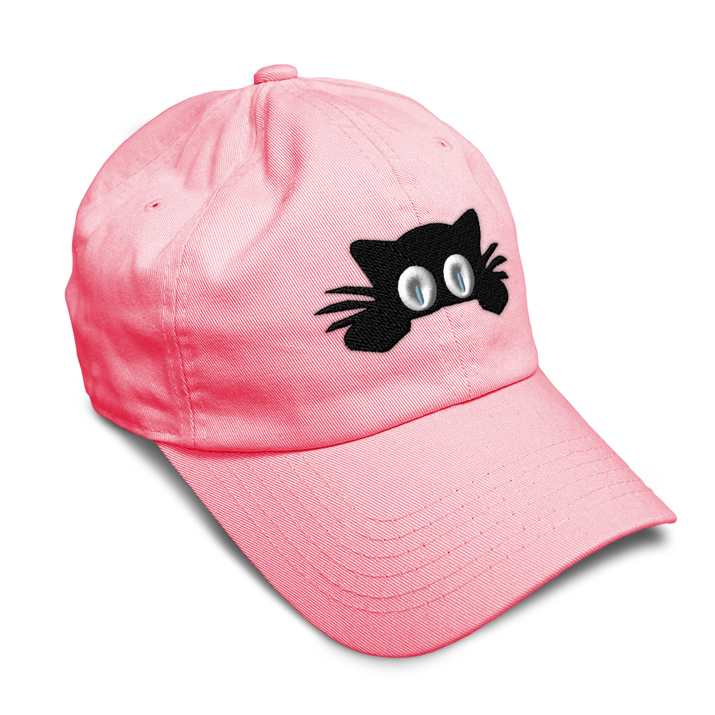 Twill Cotton Soft Women Baseball Cap Hiding Cat Face Embroidery Dad Hats for Men - Picture 54 of 55
