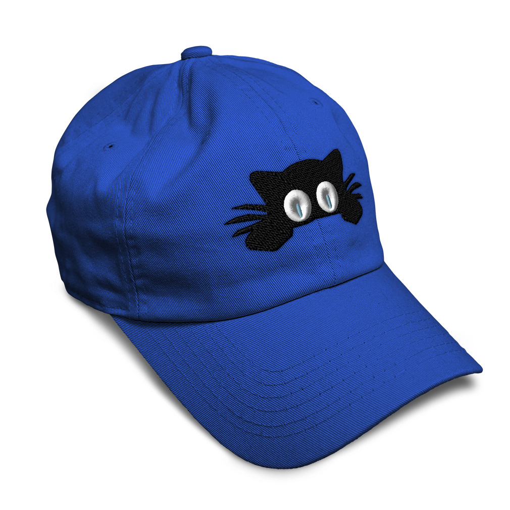 Twill Cotton Soft Women Baseball Cap Hiding Cat Face Embroidery Dad Hats for Men - Picture 32 of 55