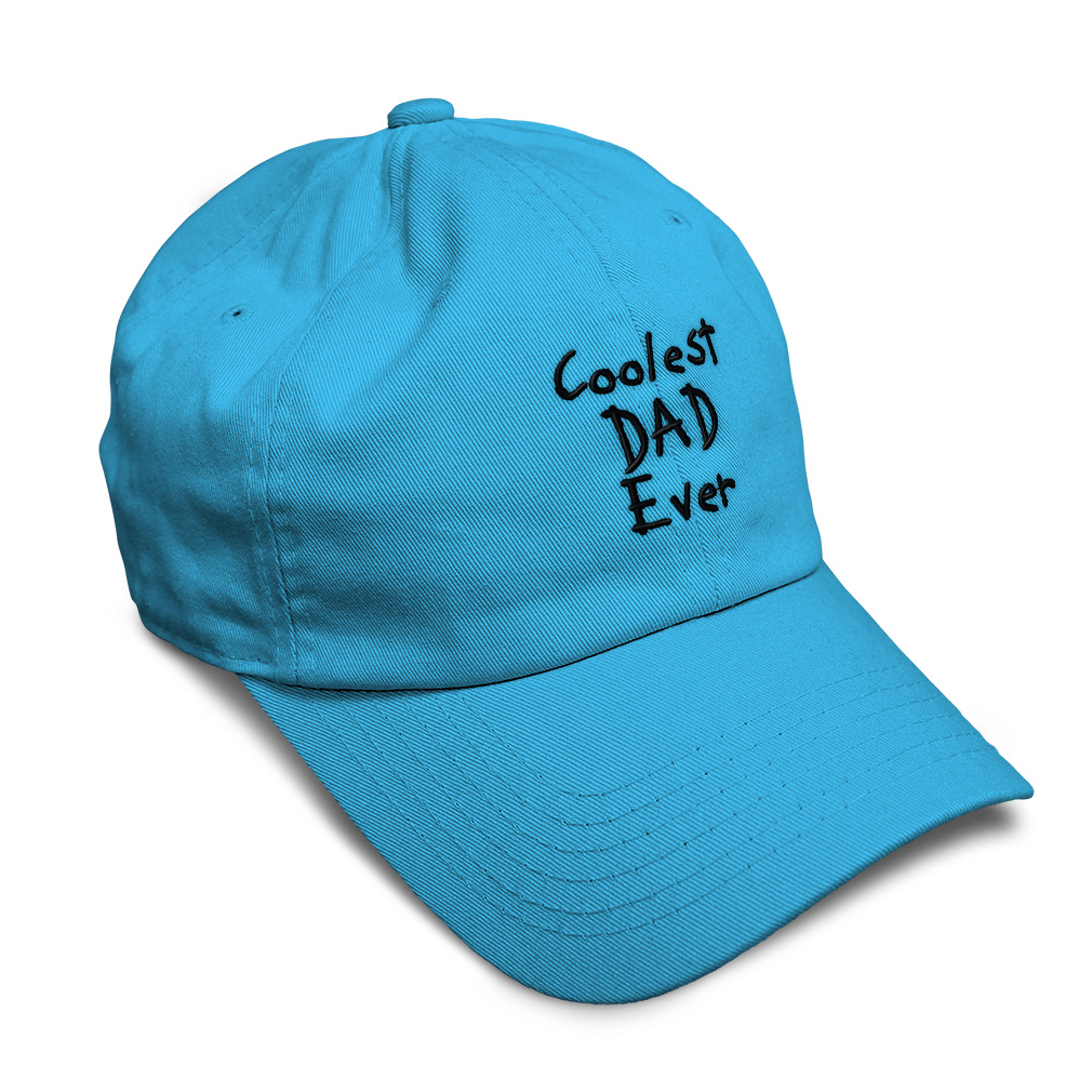 Soft Women Baseball Cap Coolest Dad Ever Black Embroidery Dad Hats for Men - Picture 42 of 55
