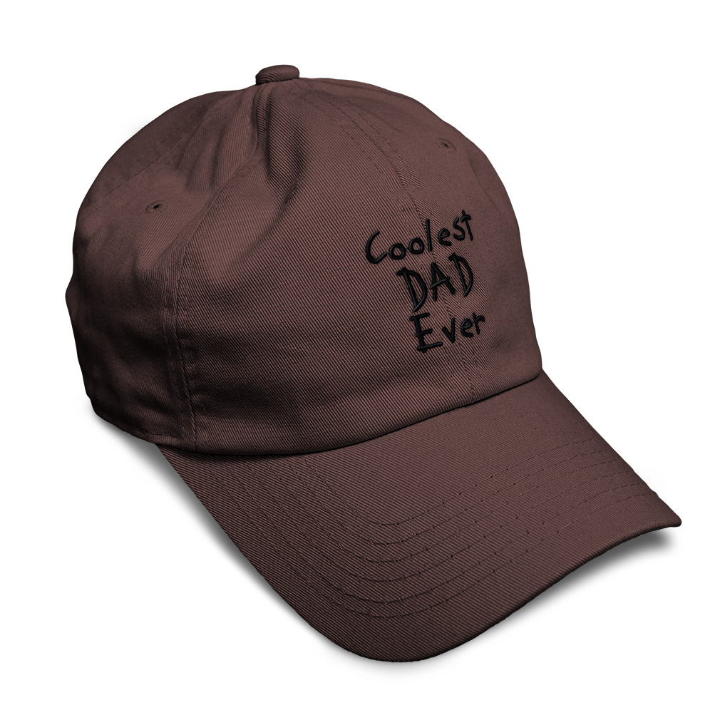 Soft Women Baseball Cap Coolest Dad Ever Black Embroidery Dad Hats for Men - Picture 10 of 55