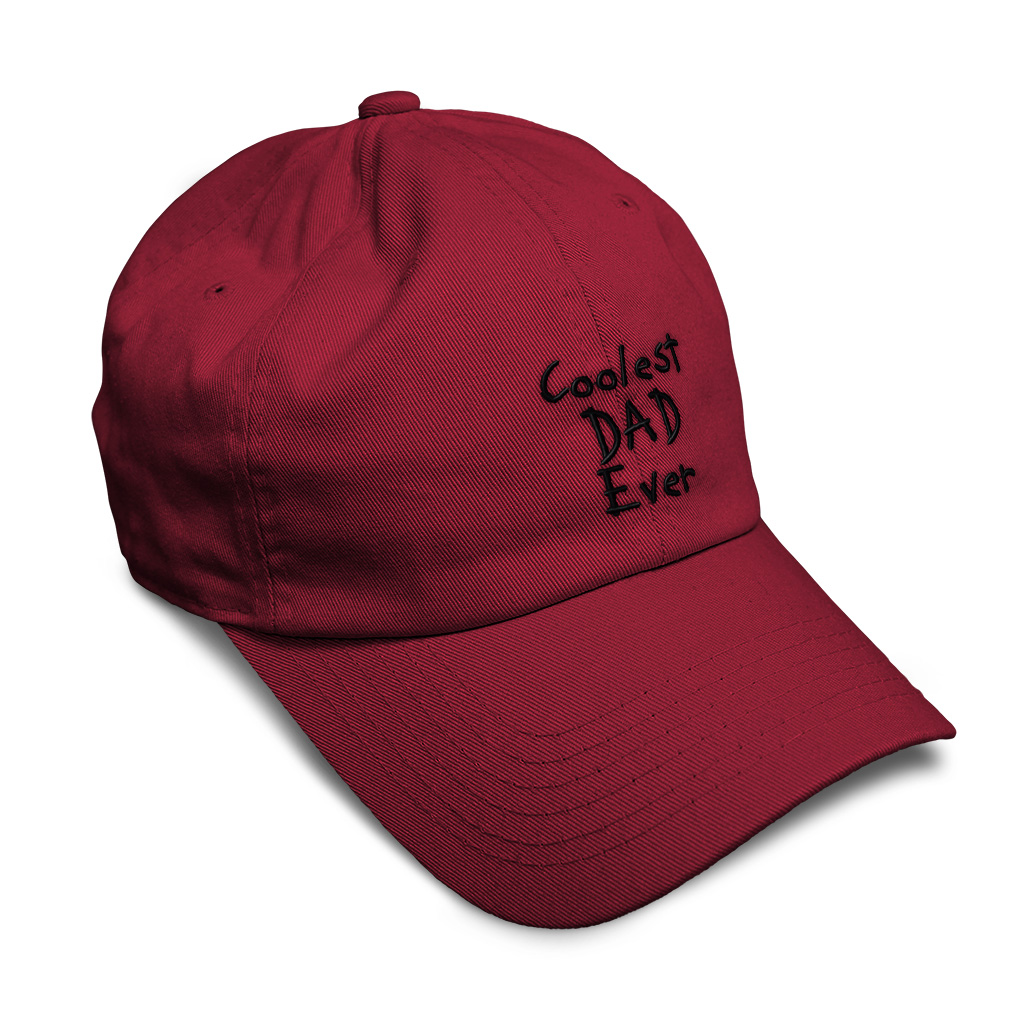 Soft Women Baseball Cap Coolest Dad Ever Black Embroidery Dad Hats for Men - Picture 38 of 55
