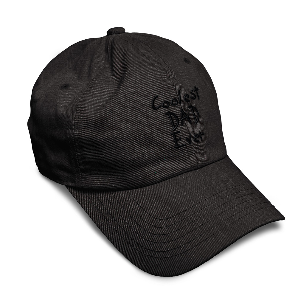 Soft Women Baseball Cap Coolest Dad Ever Black Embroidery Dad Hats for Men - Picture 44 of 55