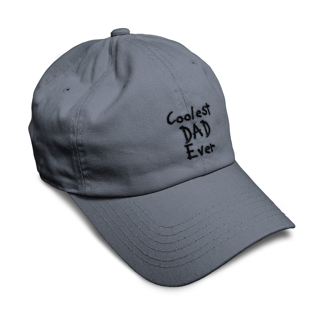 Soft Women Baseball Cap Coolest Dad Ever Black Embroidery Dad Hats for Men - Picture 40 of 55