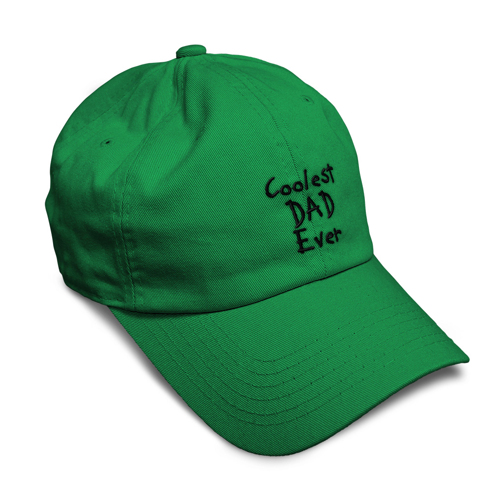 Soft Women Baseball Cap Coolest Dad Ever Black Embroidery Dad Hats for Men - Picture 20 of 55