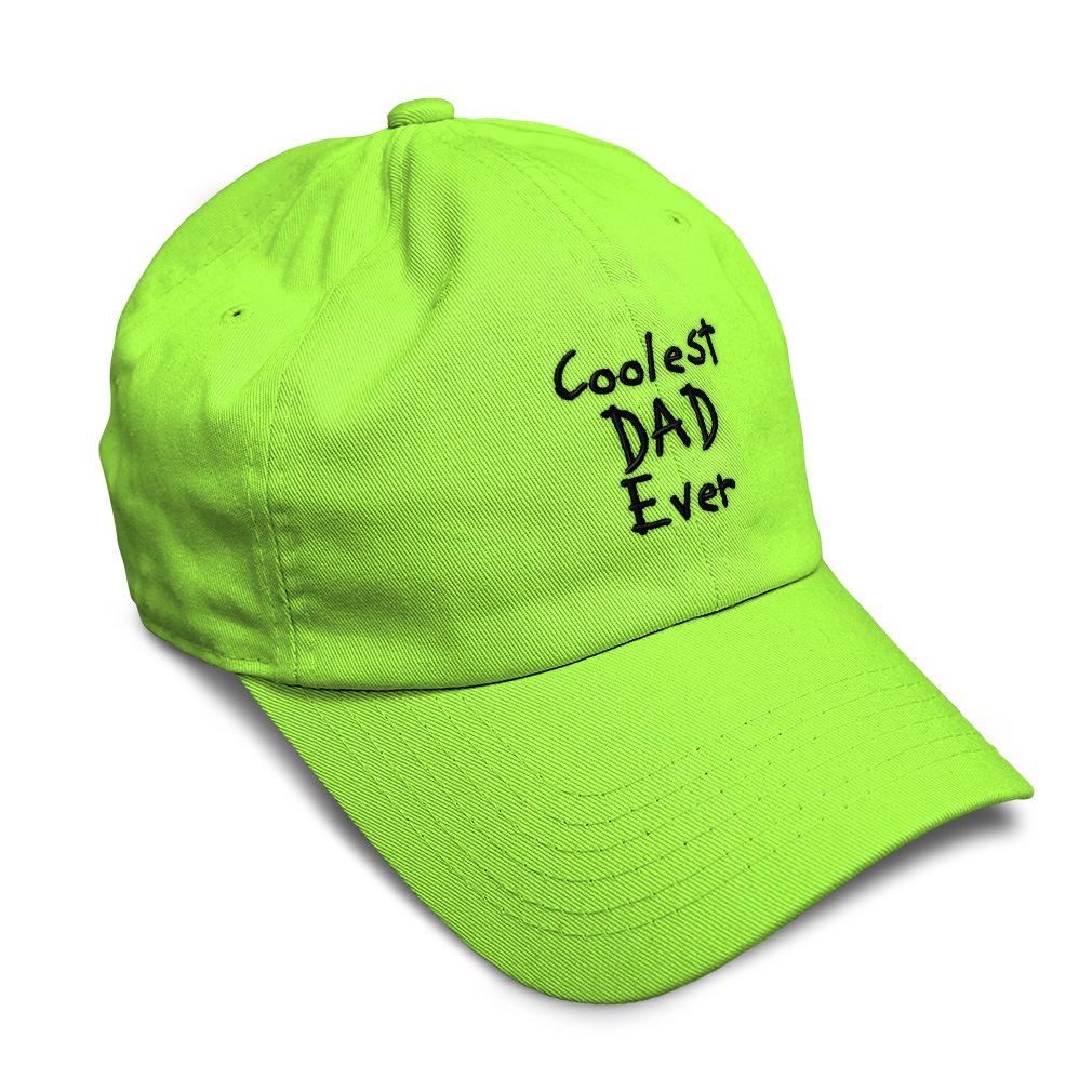 Soft Women Baseball Cap Coolest Dad Ever Black Embroidery Dad Hats for Men - Picture 52 of 55