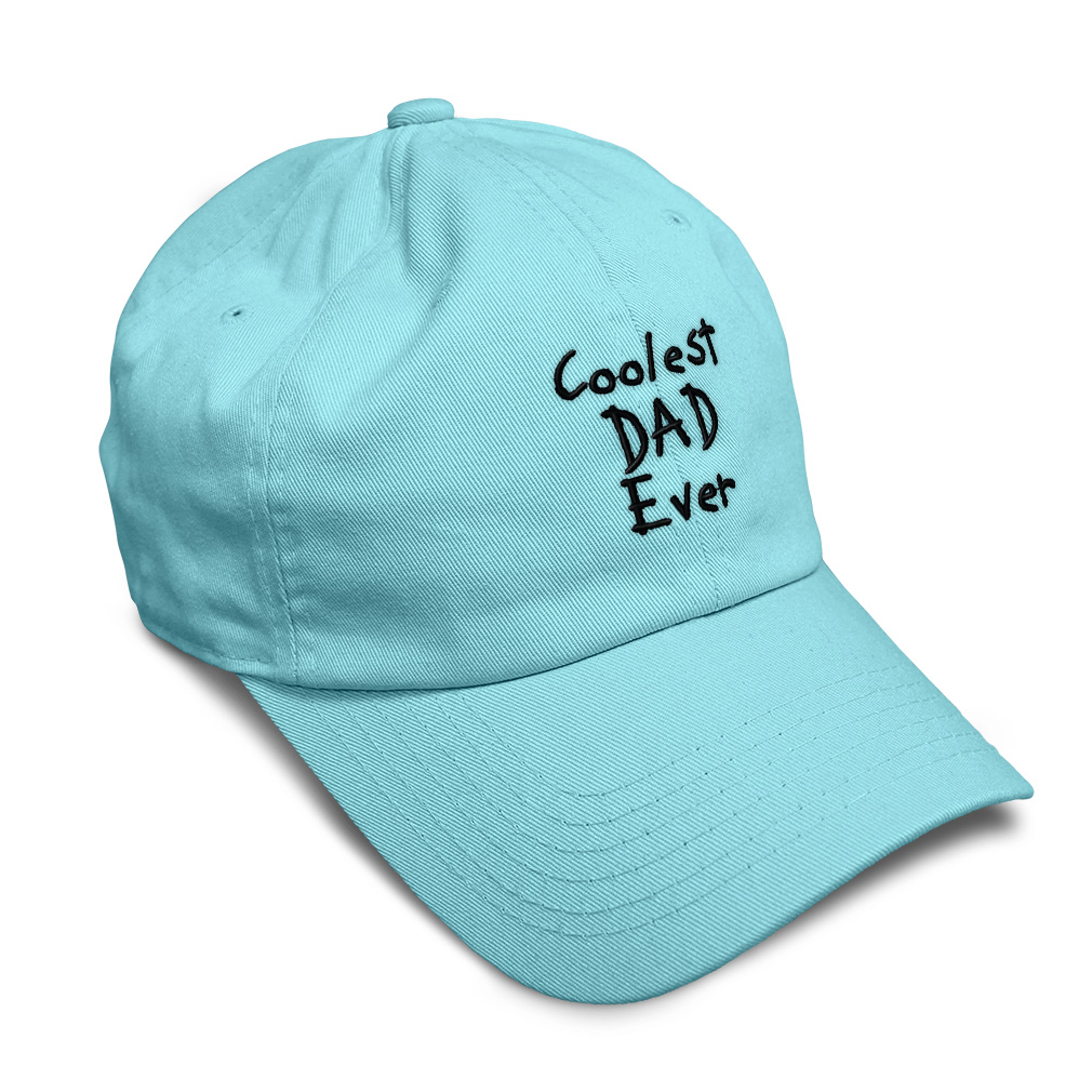Soft Women Baseball Cap Coolest Dad Ever Black Embroidery Dad Hats for Men - Picture 48 of 55