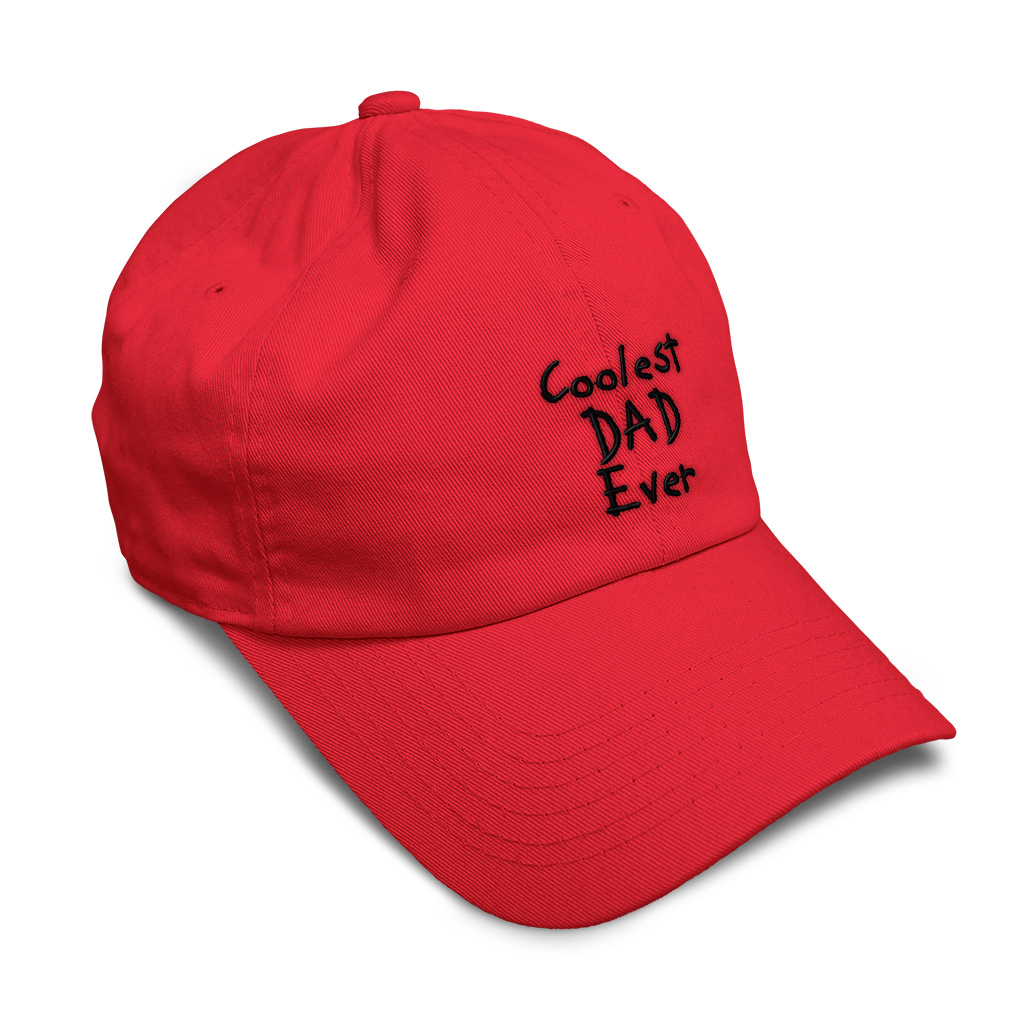 Soft Women Baseball Cap Coolest Dad Ever Black Embroidery Dad Hats for Men - Picture 30 of 55