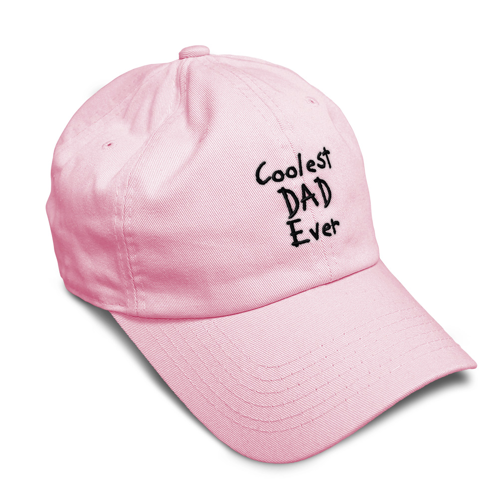 Soft Women Baseball Cap Coolest Dad Ever Black Embroidery Dad Hats for Men - Picture 34 of 55