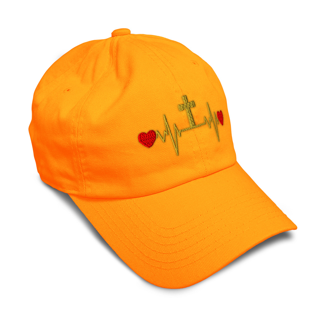 Soft Women Baseball Cap Cross Lifeline C Embroidery Religions Dad Hats