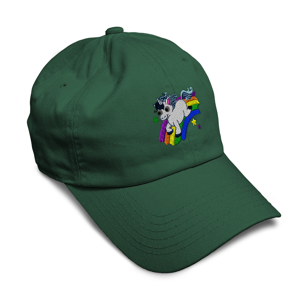 Soft Women Baseball Cap Cute Unicorn 