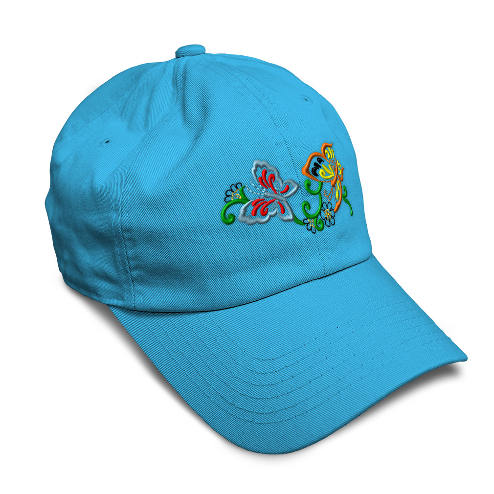 Soft Women Baseball Cap Nature Butterflies Butterfly Embroidery Dad Hats for Men - Picture 42 of 55