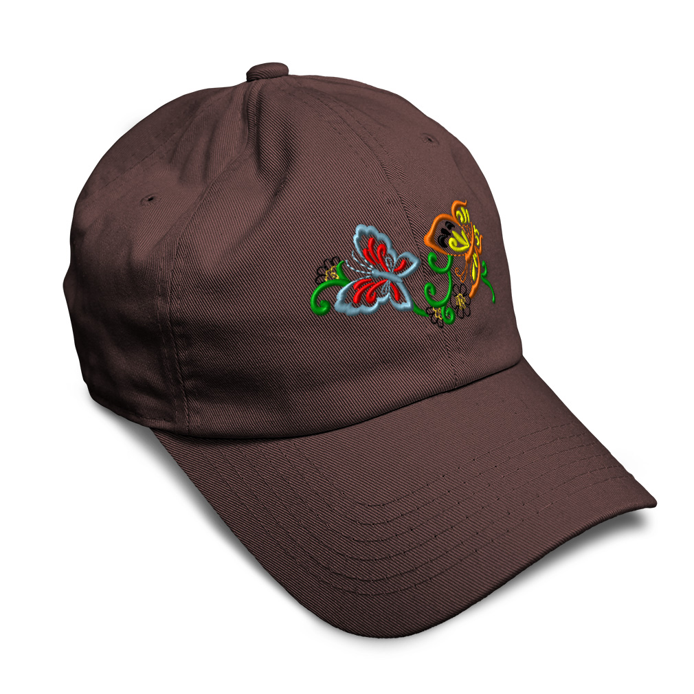 Soft Women Baseball Cap Nature Butterflies Butterfly Embroidery Dad Hats for Men - Picture 10 of 55