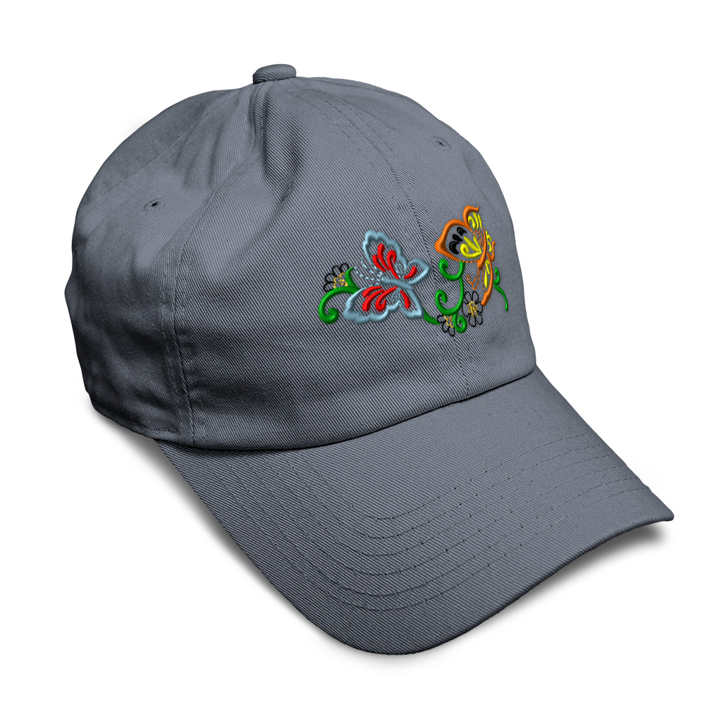 Soft Women Baseball Cap Nature Butterflies Butterfly Embroidery Dad Hats for Men - Picture 40 of 55