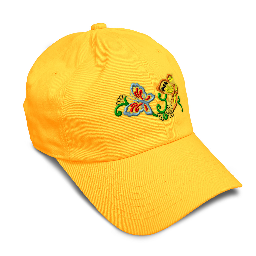 Soft Women Baseball Cap Nature Butterflies Butterfly Embroidery Dad Hats for Men - Picture 50 of 55