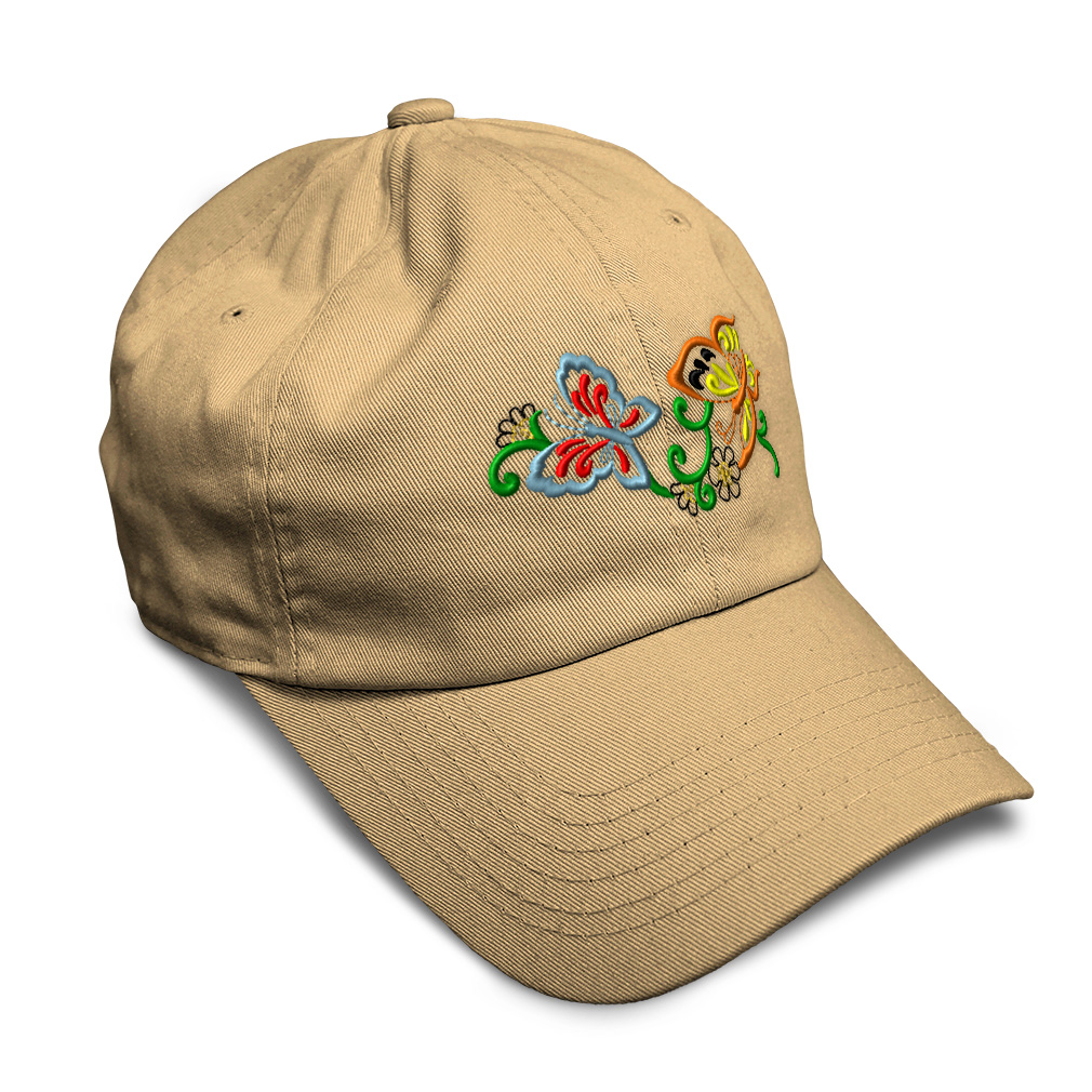 Soft Women Baseball Cap Nature Butterflies Butterfly Embroidery Dad Hats for Men - Picture 18 of 55