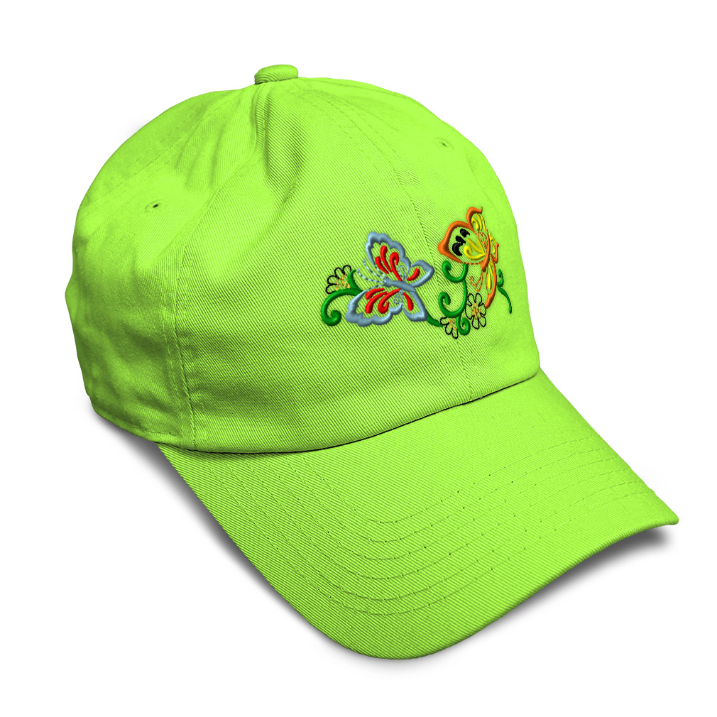 Soft Women Baseball Cap Nature Butterflies Butterfly Embroidery Dad Hats for Men - Picture 52 of 55