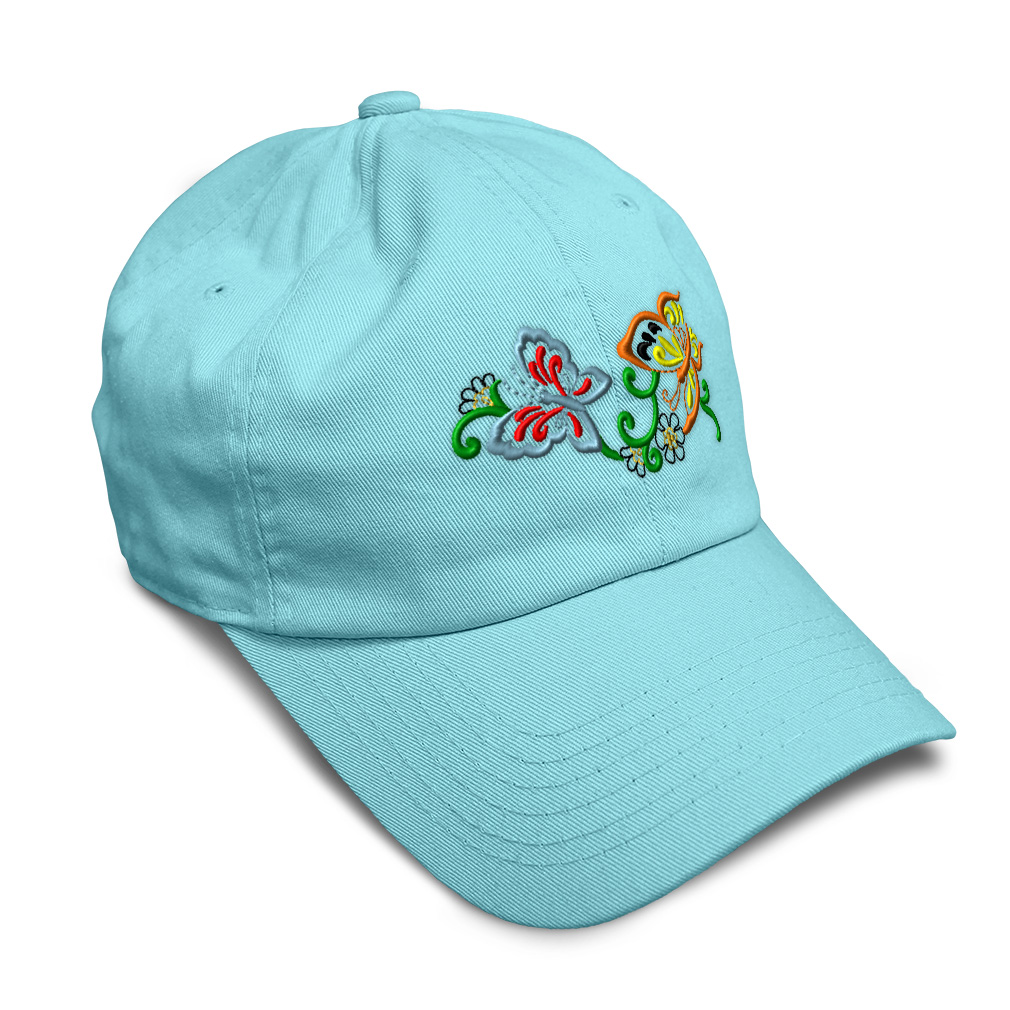 Soft Women Baseball Cap Nature Butterflies Butterfly Embroidery Dad Hats for Men - Picture 48 of 55