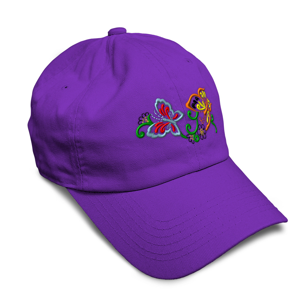 Soft Women Baseball Cap Nature Butterflies Butterfly Embroidery Dad Hats for Men - Picture 28 of 55