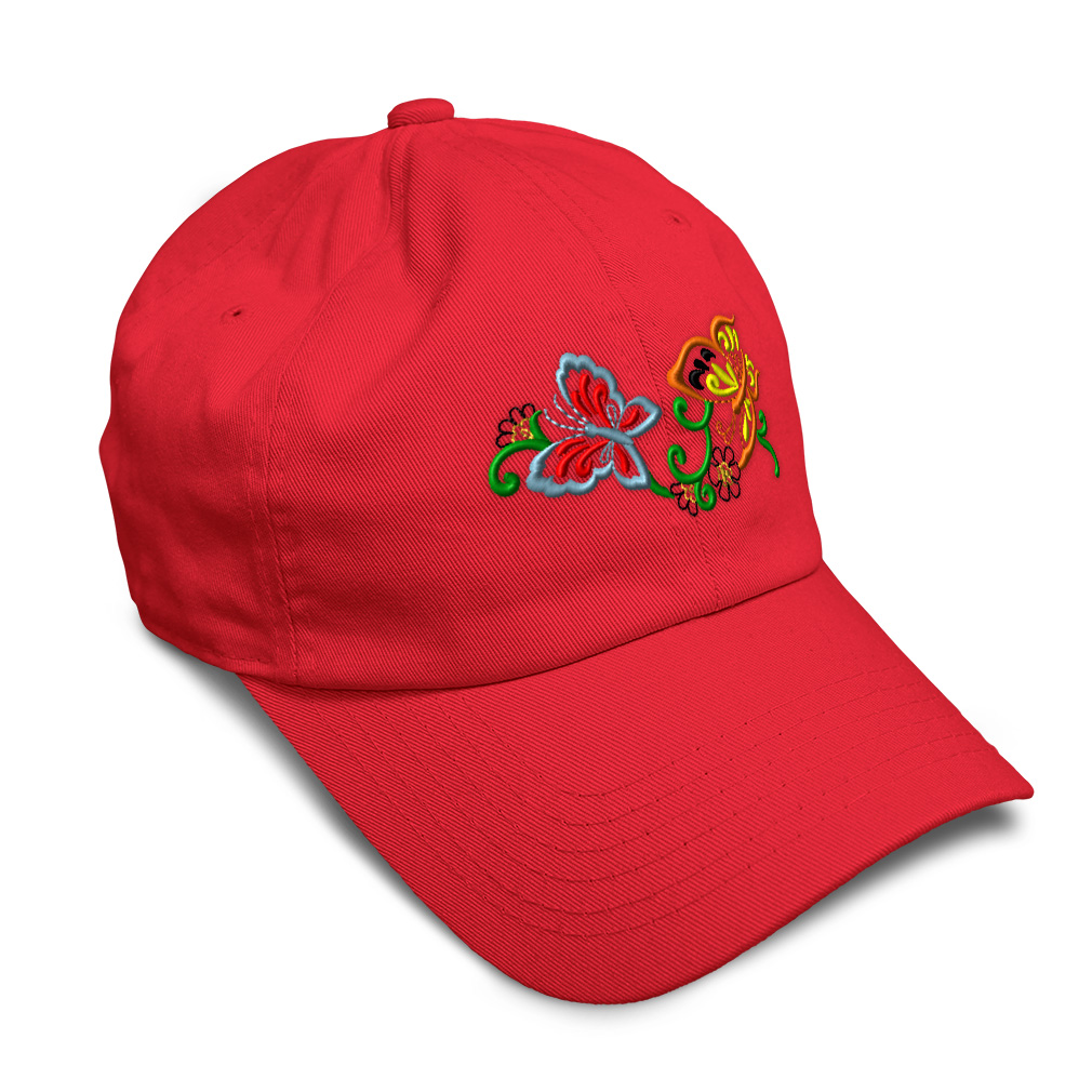 Soft Women Baseball Cap Nature Butterflies Butterfly Embroidery Dad Hats for Men - Picture 30 of 55
