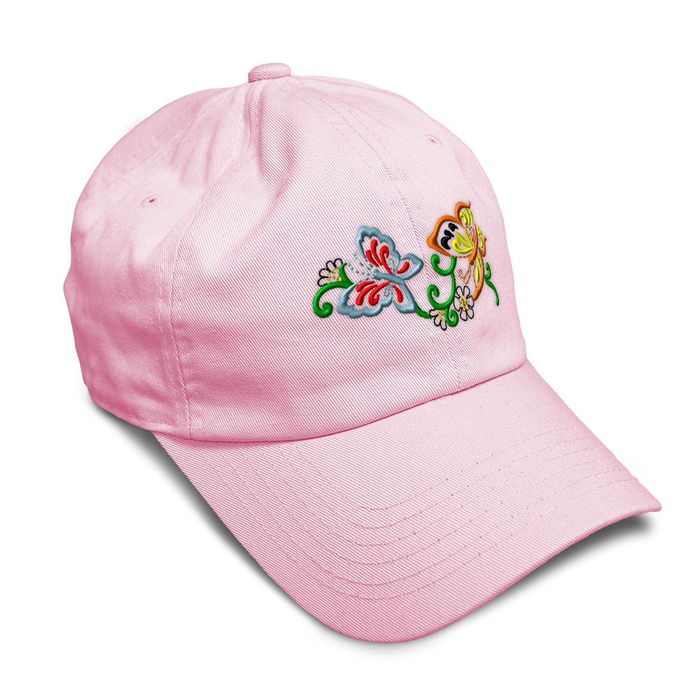 Soft Women Baseball Cap Nature Butterflies Butterfly Embroidery Dad Hats for Men - Picture 34 of 55