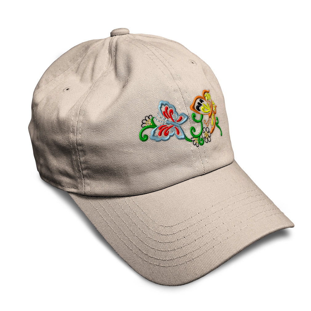 Soft Women Baseball Cap Nature Butterflies Butterfly Embroidery Dad Hats for Men - Picture 46 of 55