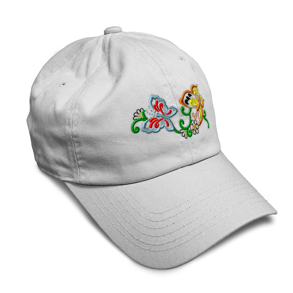 Soft Women Baseball Cap Nature Butterflies Butterfly Embroidery Dad Hats for Men - Picture 8 of 55