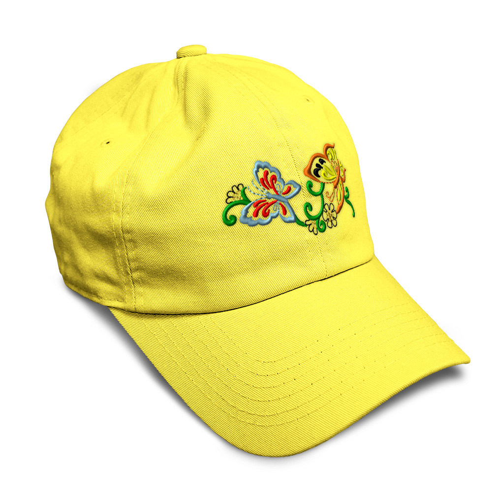 Soft Women Baseball Cap Nature Butterflies Butterfly Embroidery Dad Hats for Men - Picture 36 of 55