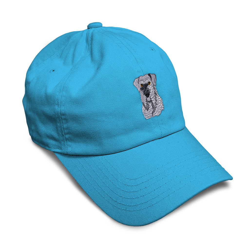 Soft Women Baseball Cap Schnauzer Head Face Embroidery Pets Dad Hats for Men - Picture 42 of 55