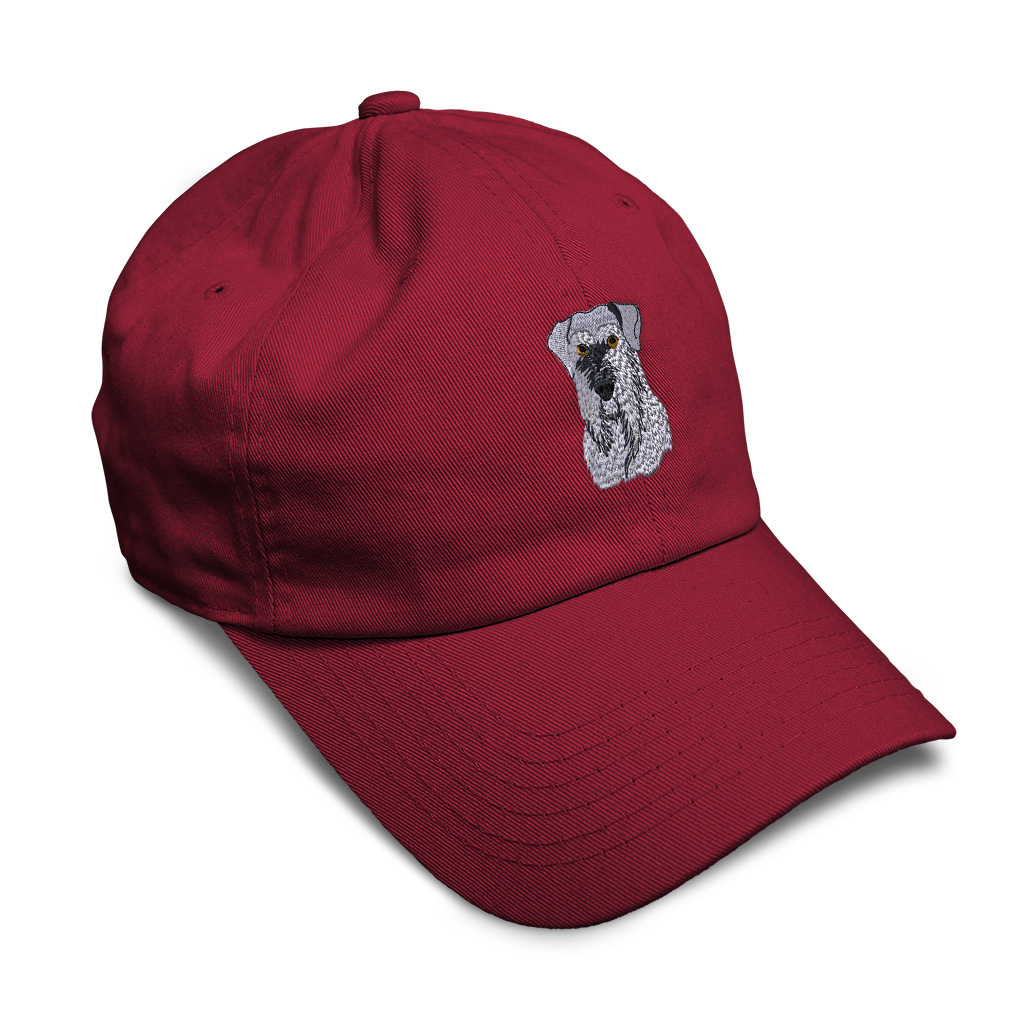 Soft Women Baseball Cap Schnauzer Head Face Embroidery Pets Dad Hats for Men - Picture 38 of 55