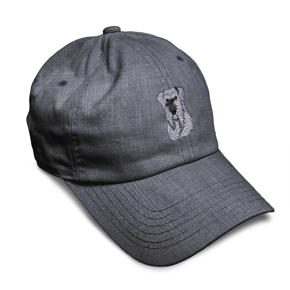 Soft Women Baseball Cap Schnauzer Head Face Embroidery Pets Dad Hats for Men - Picture 44 of 55