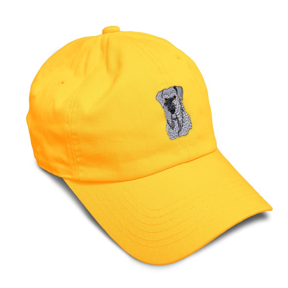 Soft Women Baseball Cap Schnauzer Head Face Embroidery Pets Dad Hats for Men - Picture 50 of 55