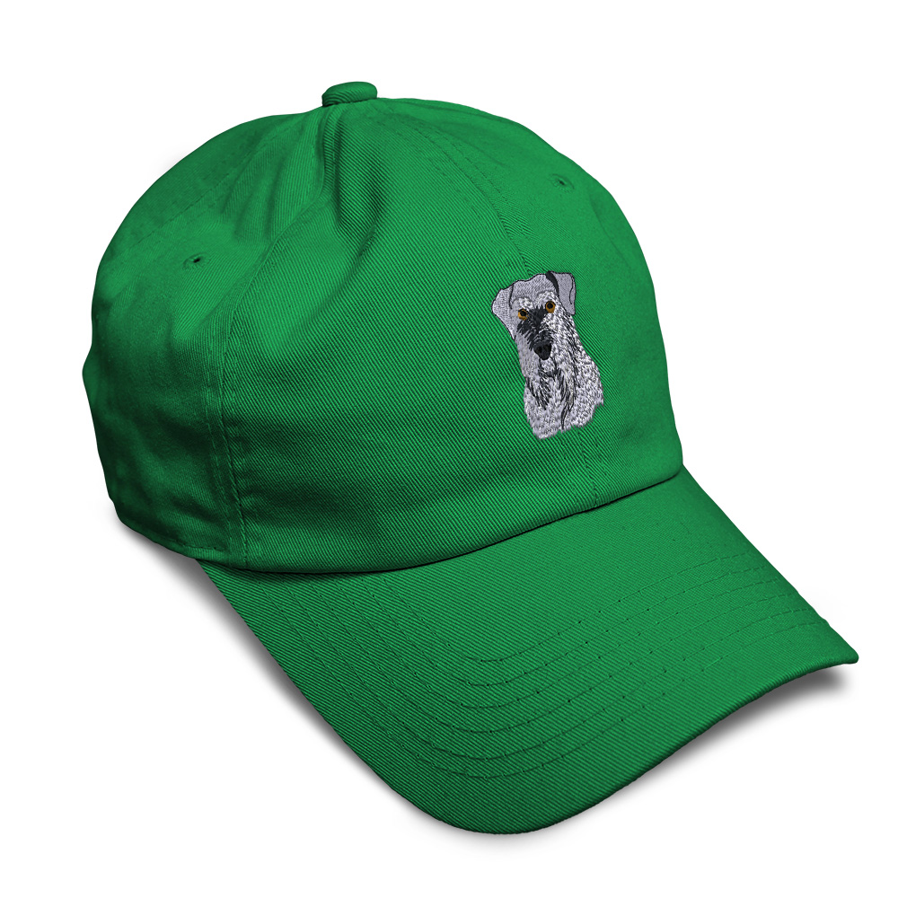Soft Women Baseball Cap Schnauzer Head Face Embroidery Pets Dad Hats for Men - Picture 20 of 55