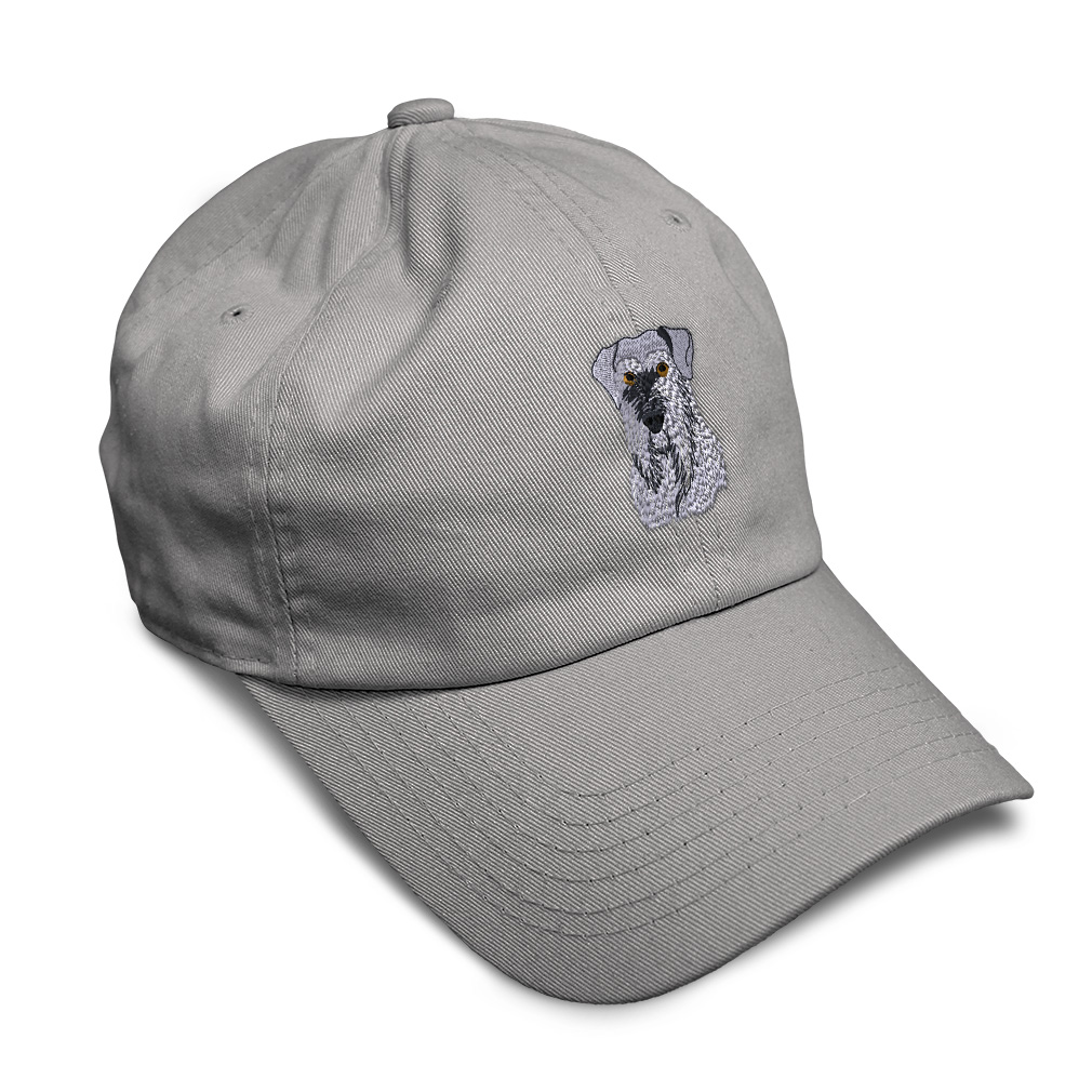 Soft Women Baseball Cap Schnauzer Head Face Embroidery Pets Dad Hats for Men - Picture 14 of 55