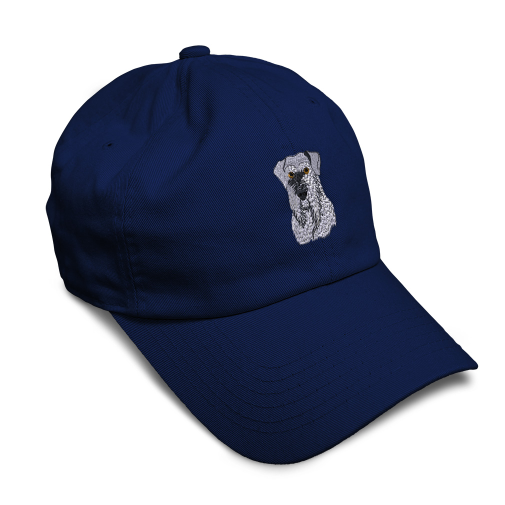 Soft Women Baseball Cap Schnauzer Head Face Embroidery Pets Dad Hats for Men - Picture 24 of 55