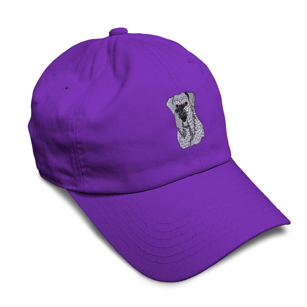Soft Women Baseball Cap Schnauzer Head Face Embroidery Pets Dad Hats for Men - Picture 28 of 55
