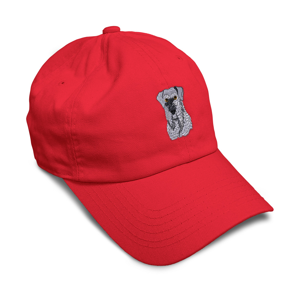 Soft Women Baseball Cap Schnauzer Head Face Embroidery Pets Dad Hats for Men - Picture 30 of 55