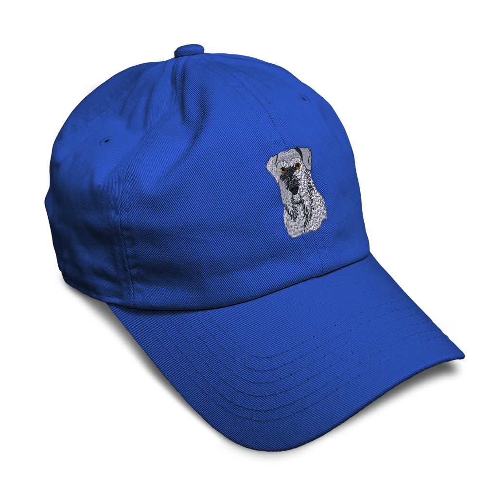 Soft Women Baseball Cap Schnauzer Head Face Embroidery Pets Dad Hats for Men - Picture 32 of 55