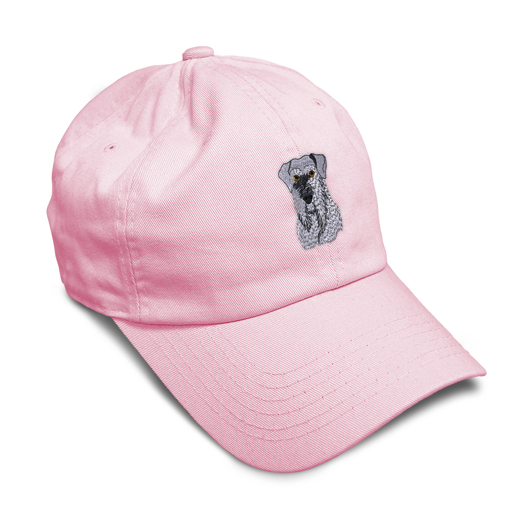 Soft Women Baseball Cap Schnauzer Head Face Embroidery Pets Dad Hats for Men - Picture 34 of 55