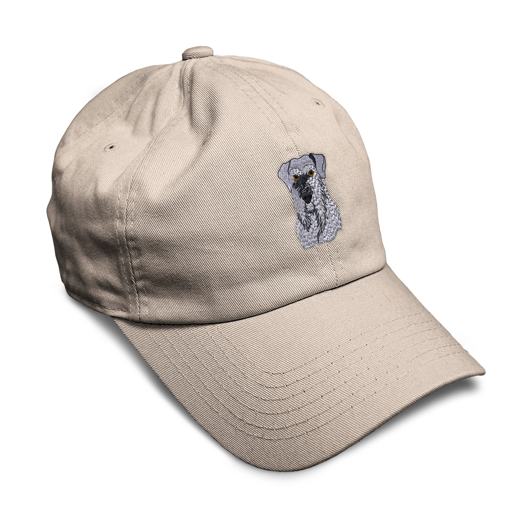 Soft Women Baseball Cap Schnauzer Head Face Embroidery Pets Dad Hats for Men - Picture 46 of 55