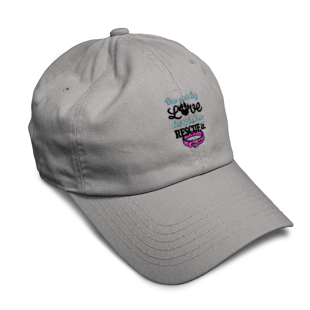 Love Rescue Embroidery Dad Hats for Men 